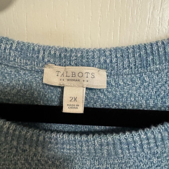 Talbots Sky Blue Sweater - Picture 2 of 3